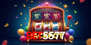 Imagem promocional da Bet5577 mostrando a plataforma e suas vantagens